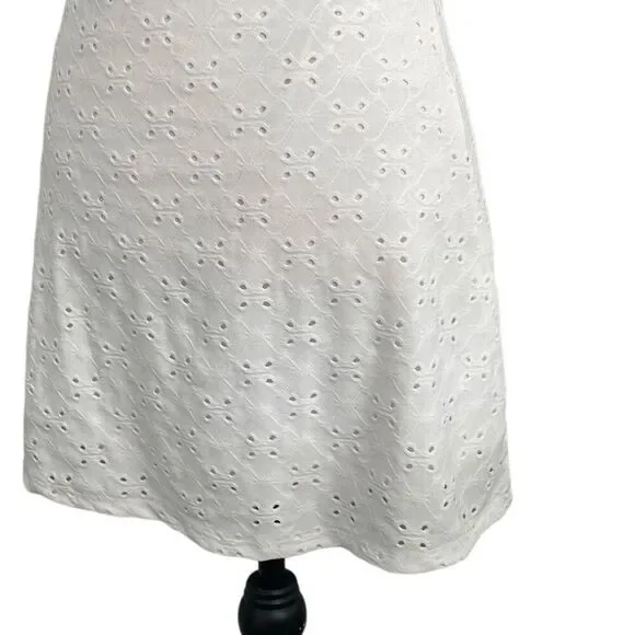 NWT Divided White Tie Spaghetti Strap Eyelet Sundress - Picture 3 of 7